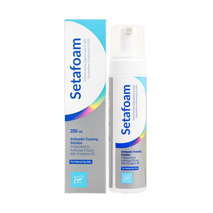 SETAFOAM ANTISEPTIC FOAMING SOLUTION 200ML