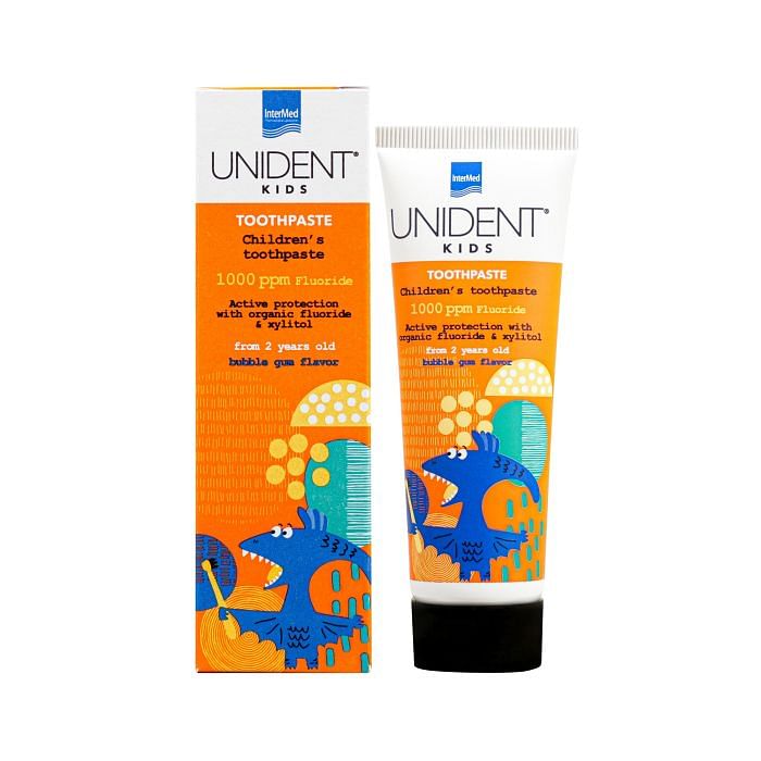 Intermed Unident Bubble Gum 1000Ppm Kids Tp 50Ml
