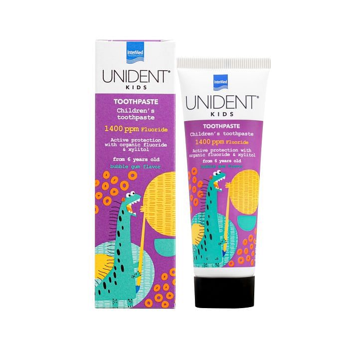 Intermed Unident Bubble Gum 1400Ppm Kids Tp 50Ml