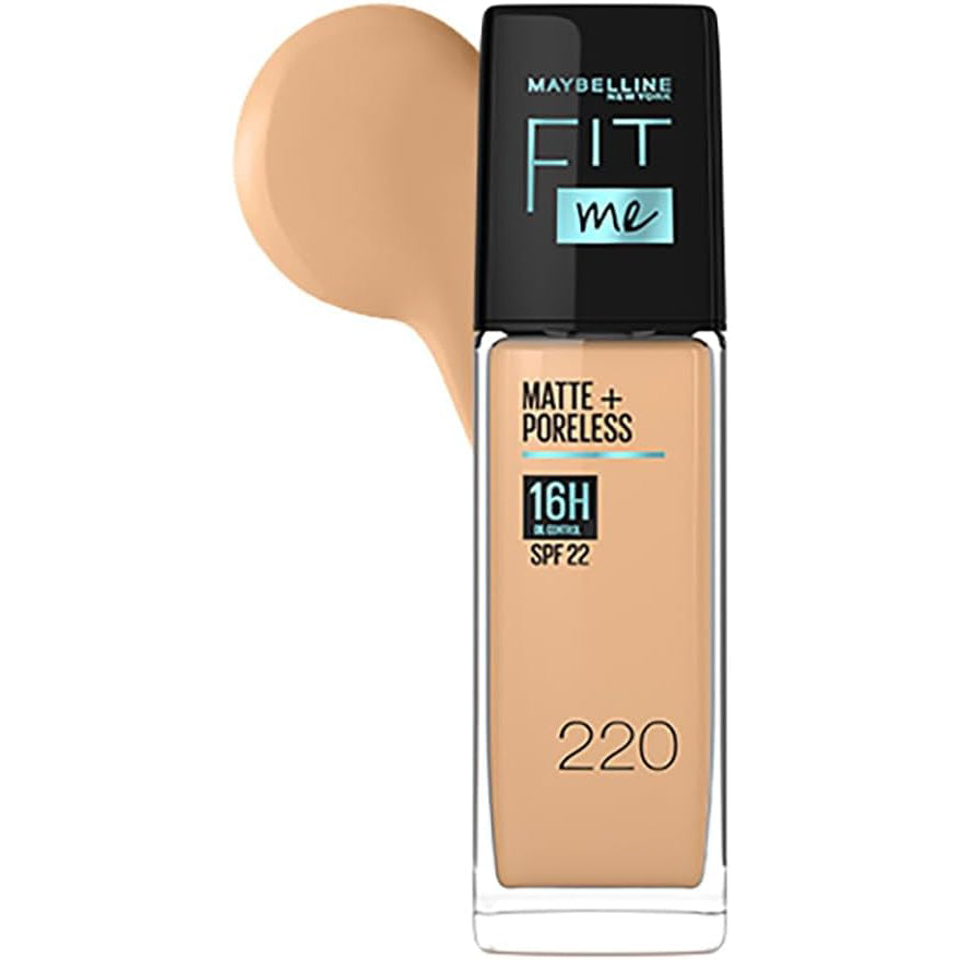 Mny Fit Me 220 Matte + Poreless 16H Oil Control Foundation 30Ml30Ml