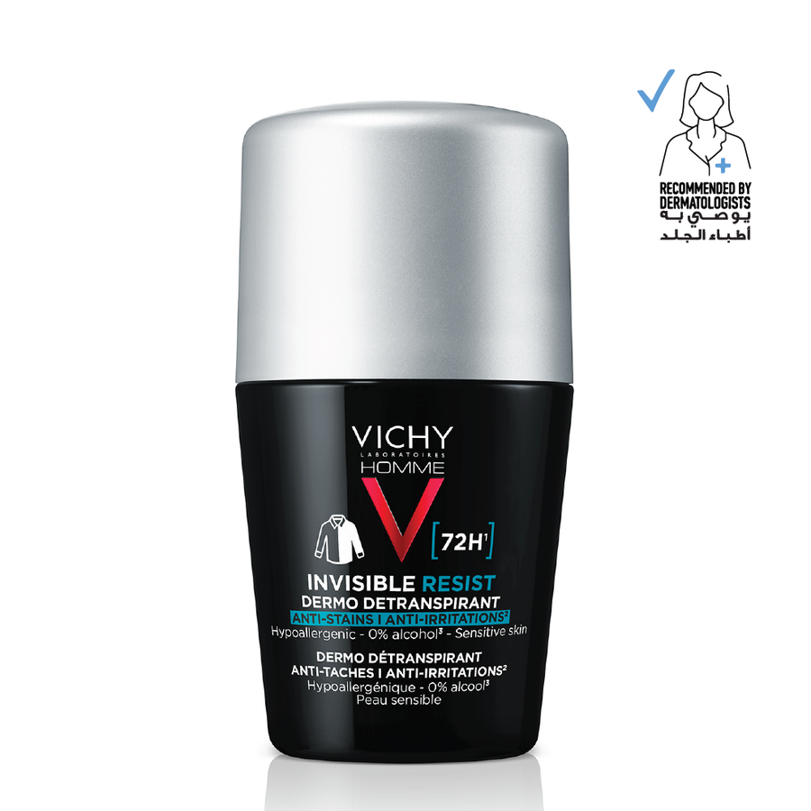 Vichy Homme 72h Invisible Deo Roll On 50ml