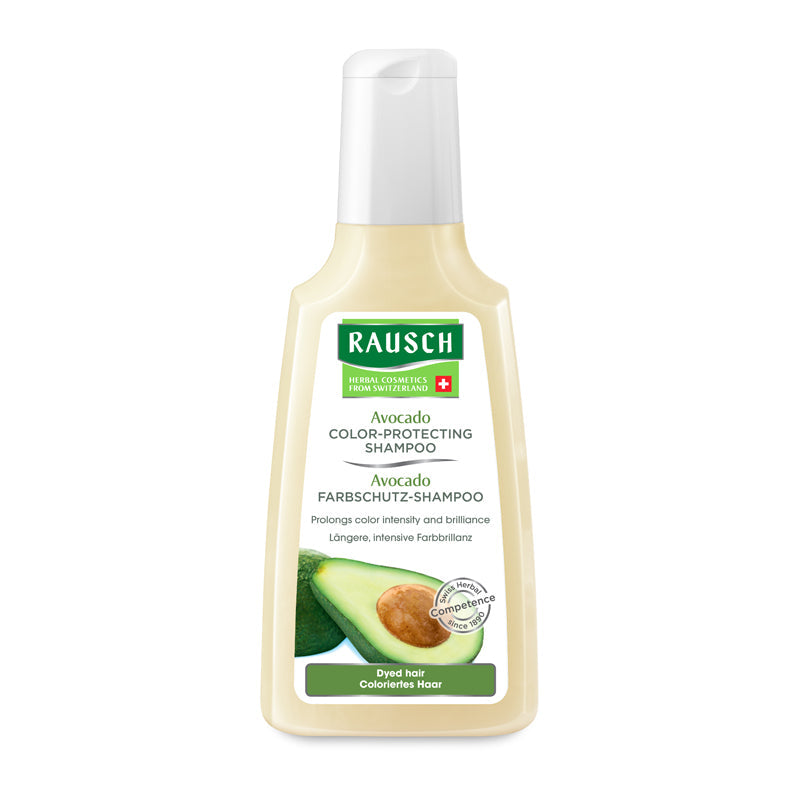 Rausch Avocado Shampoo 200ml with avocado oil and horsetail extract for color protection and shine.
