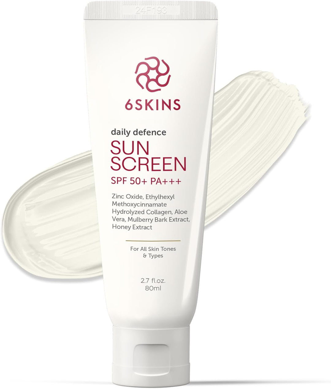 6Skins Daily Defence Spf50+ Sun Screen 80Ml