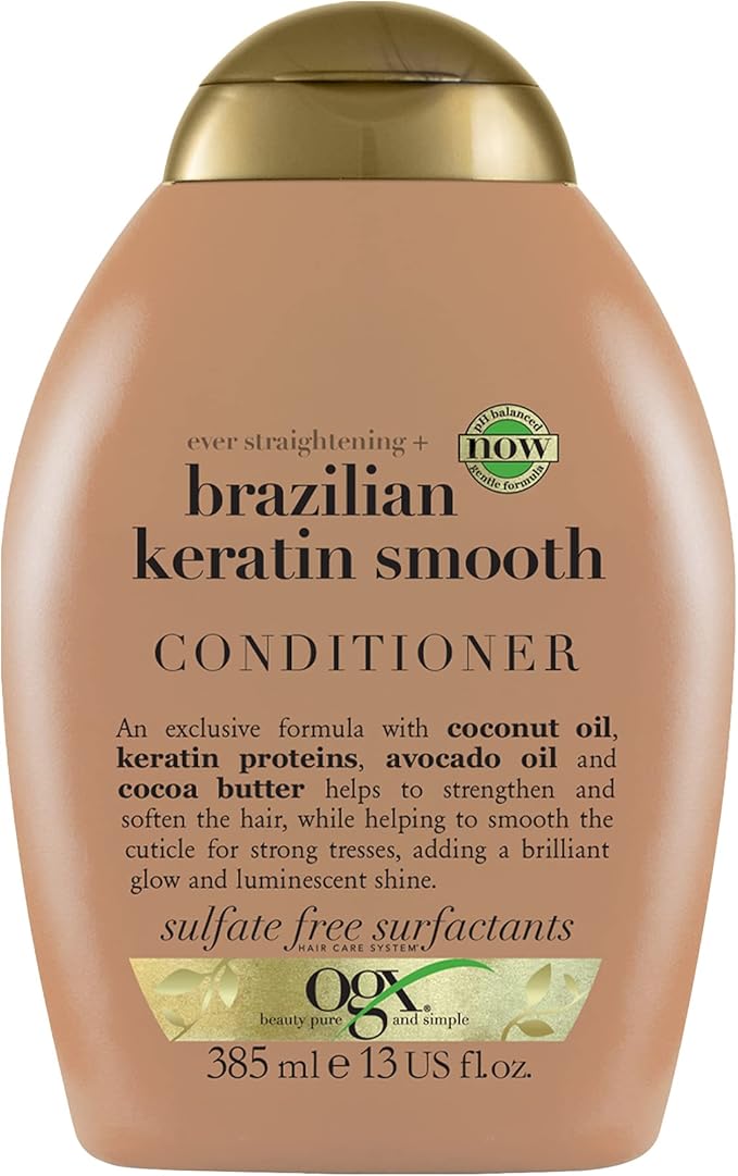 OGX BRAZILIAN KERATIN SMOOTH CONDITIONER 385ML