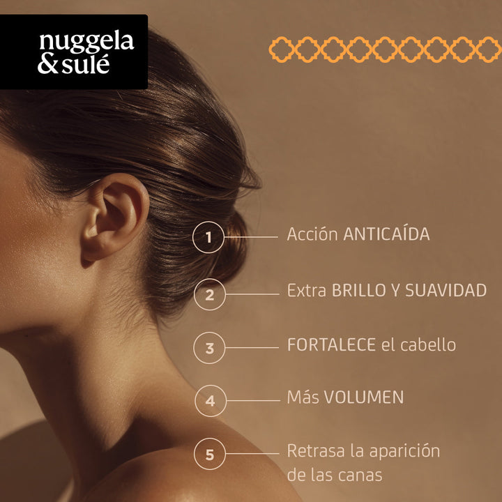 Nuggela N1 Premium Shampoo with Red Onion Extract for anti-hair loss, strength, and shine.