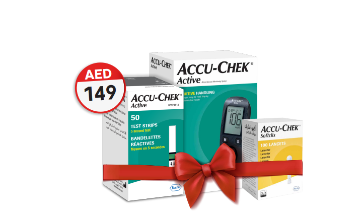 Accuchek Active Meter+strips+lancets Offer