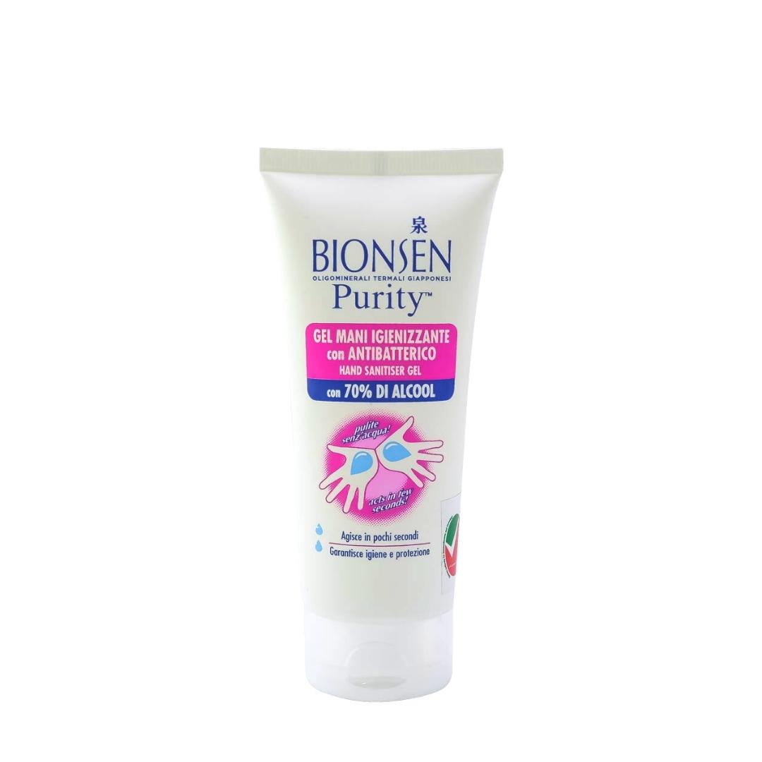 Bionsen Purity Hand Gel 70% Alcohol 100ML for deep sanitization without rinsing.