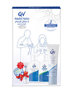 EGO QV FACE SPF30+GENTLE WASH&SHAMPOO+LIP BALM HAJJ KIT
