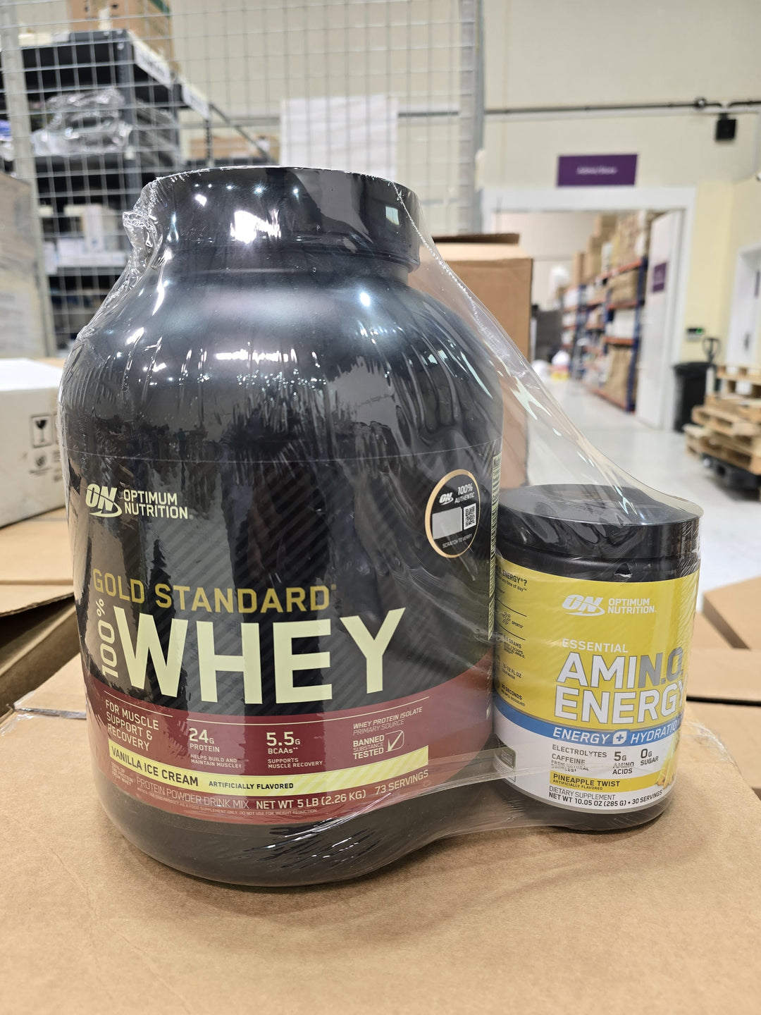 On Ice Cream 5Lbs+Amino Pineapple 285G Offerpk