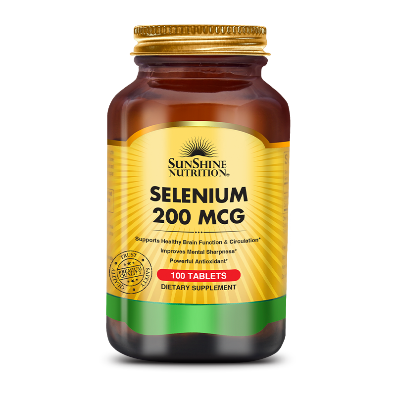 SUNSHINE SELENIUM 200MCG TAB 100S