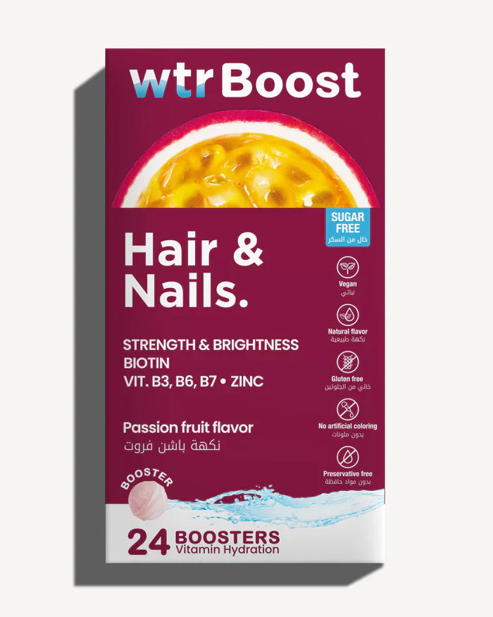 Wtr Boost Hair & Nails Passion Fruit Eff 24S