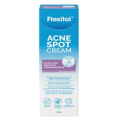 Flexitol Acne Spot Cream 30G – Al Manara Pharmacy