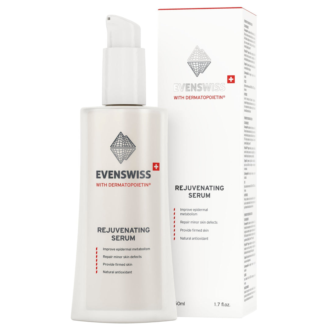 Evenswiss Rejuvenating Serum 50ml bottle and packaging.