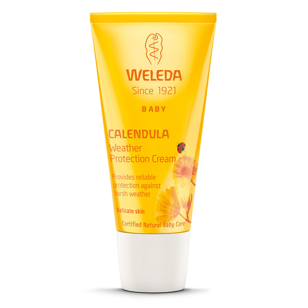 Weleda Calendula Weather Protection Cream 30 ML for baby's delicate skin, with organic almond oil and calendula.