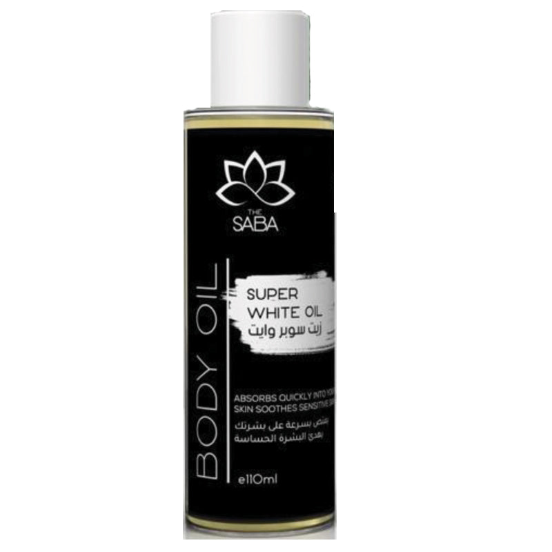 The Saba Super White Body Oil 110ml