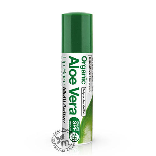 Dr Organic Aloe Vera Lip Balm – Al Manara Pharmacy
