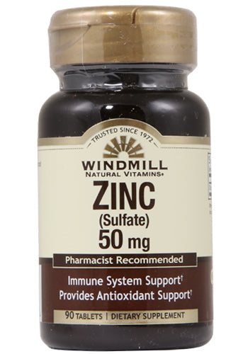 Windmill Zinc Sulfate 50mg Tablets 90s