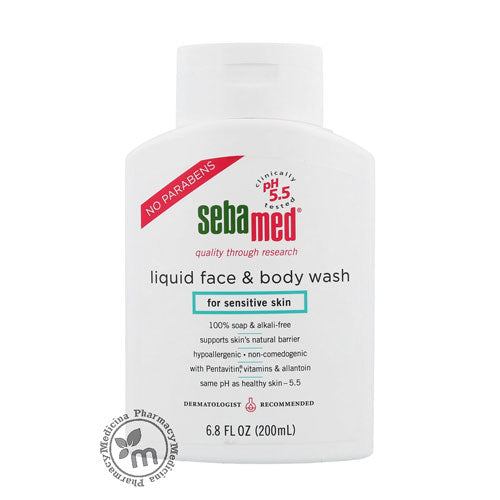 Sebamed Liquid Face & Body Wash 200 ml