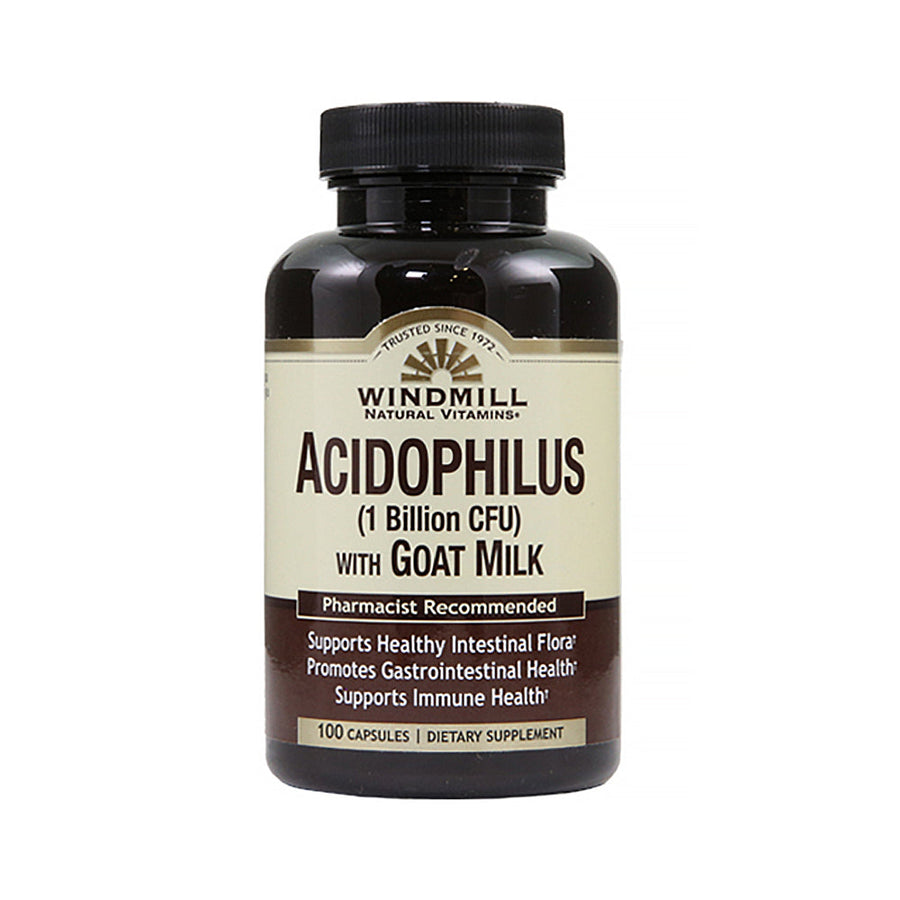 Windmill Acidophilus 1 Billion CFU With Goat Milk Capsules 100s