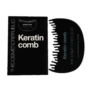 Cosmetic Republic Keratin Comb packaging and product.