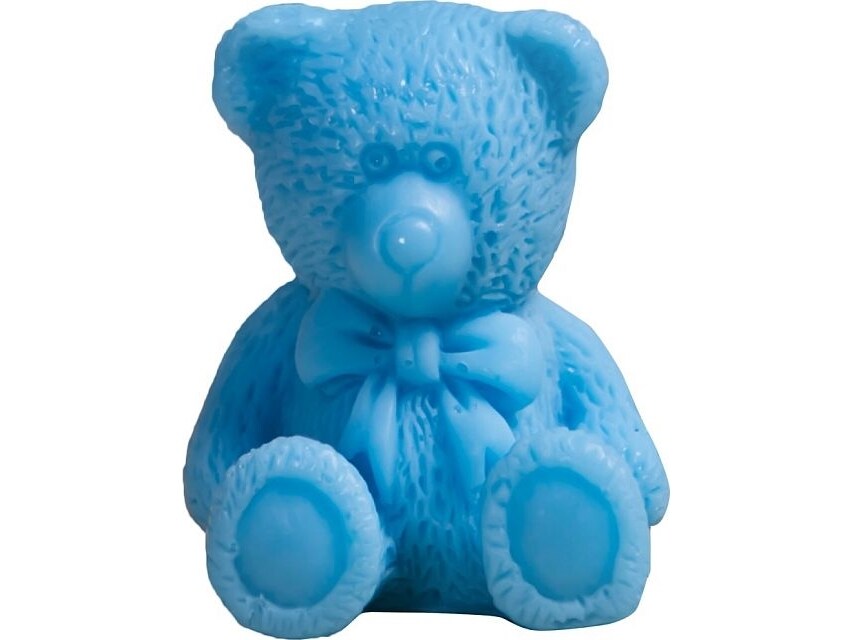 LAQ Happy Soaps Bear Blue Carribean Scent 30gm