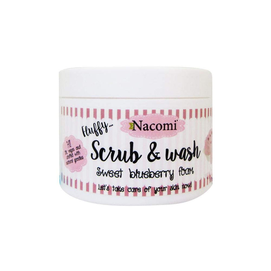 Nacomi Fluffy Scrub & Wash Sweet Blueberry Foam 180ml