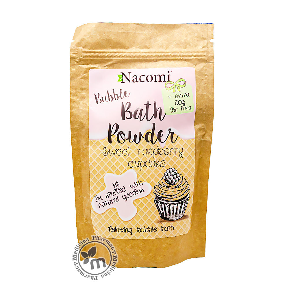 Nacomi Bath Powder Raspberry Cupcake 100g+50g