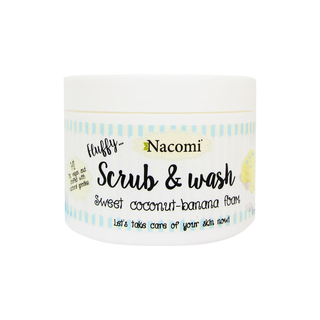 Nacomi Fluffy Scrub & Wash Coconut Banana Foam 180ml