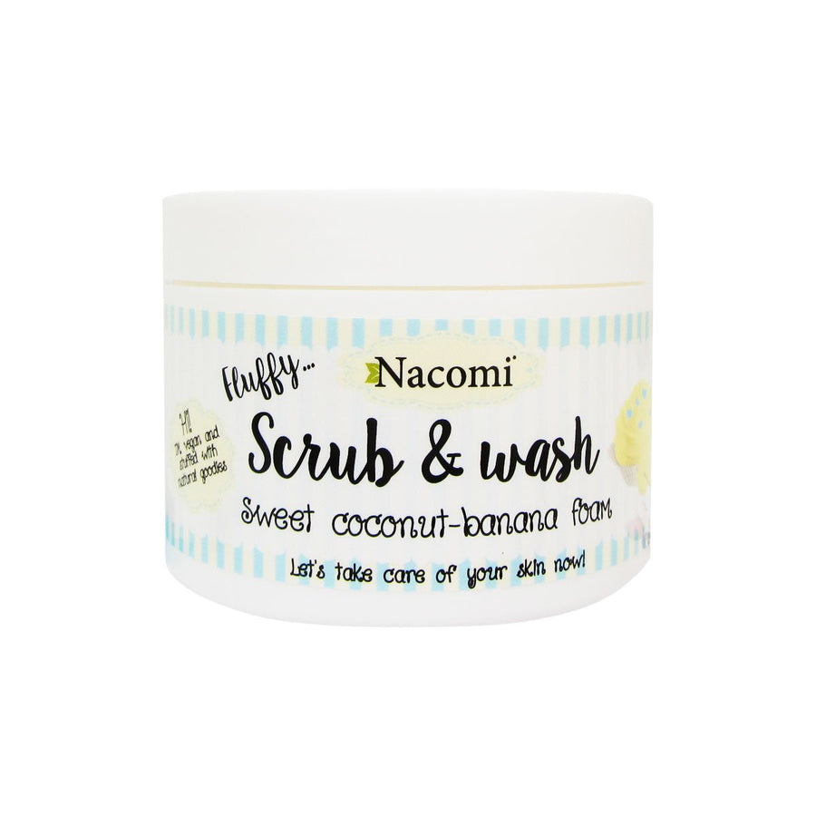 Nacomi Fluffy Scrub & Wash Coconut Banana Foam 180ml