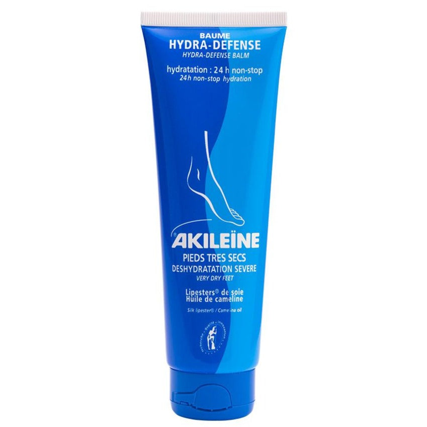 Akileine Hydra Defence Baume 125ml for repairing and protecting dry skin.