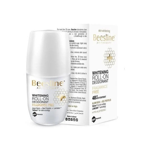 Beesline Fragrance-Free Whitening Deo Roll-On 50ml