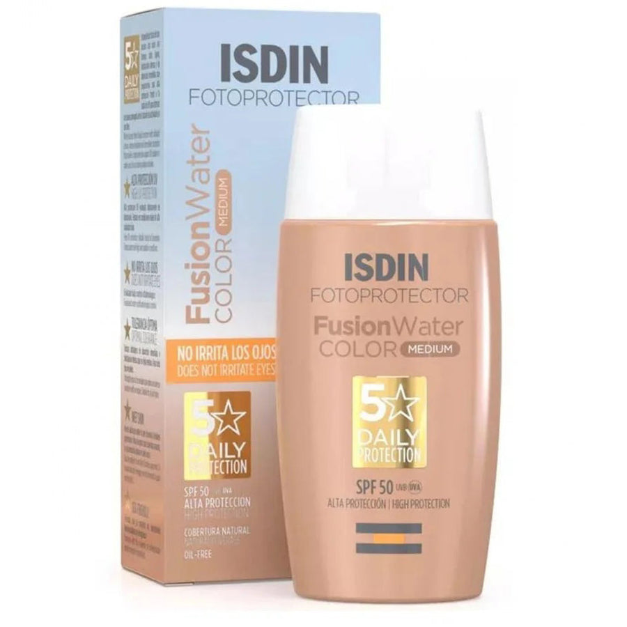 ISDIN Fotoprotector Fusion Water Medium SPF50 sunscreen with box, 50ml.