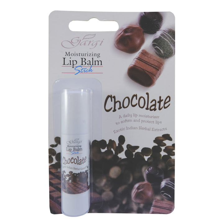 Gargi Lip Balm Chocolate 4.5Gm, moisturizing lip balm with exotic Indian herbal extracts for hydrating and protecting lips.