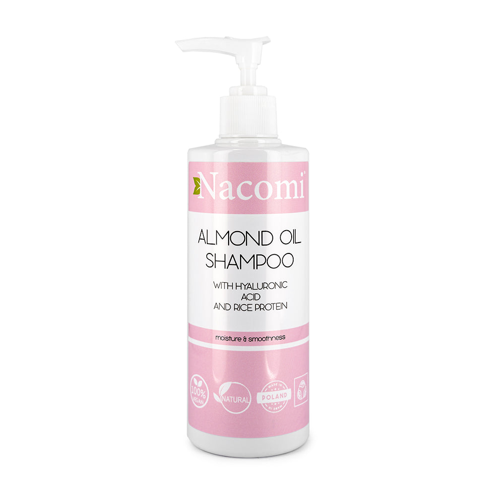 Nacomi Almond Oil Shampoo with Hyal Acid & Rice Protein 250ml