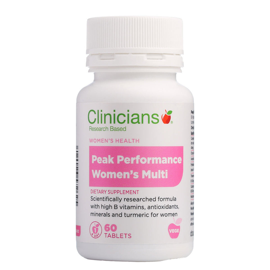 Clinicians Peak Performance Women Multi Tablets 60s