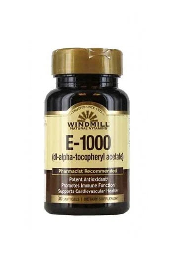 Windmill Vitamin E 1000 Softgels 30s