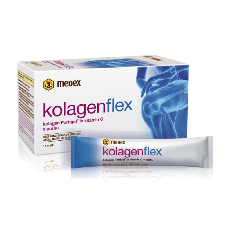 Medex Collagen Flex 14 Sachets for cartilage regeneration and joint health.