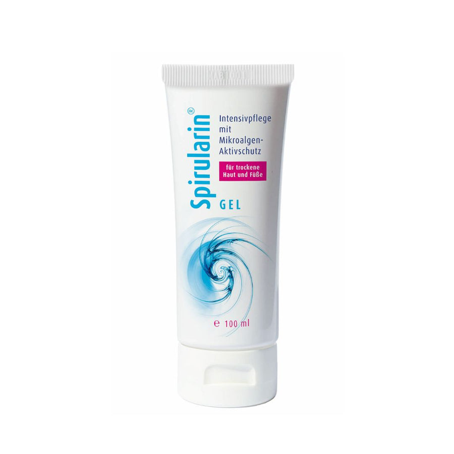 Spirularin Dry Skin & Cracked Feet Gel 100ml for acute skin relief and protection.