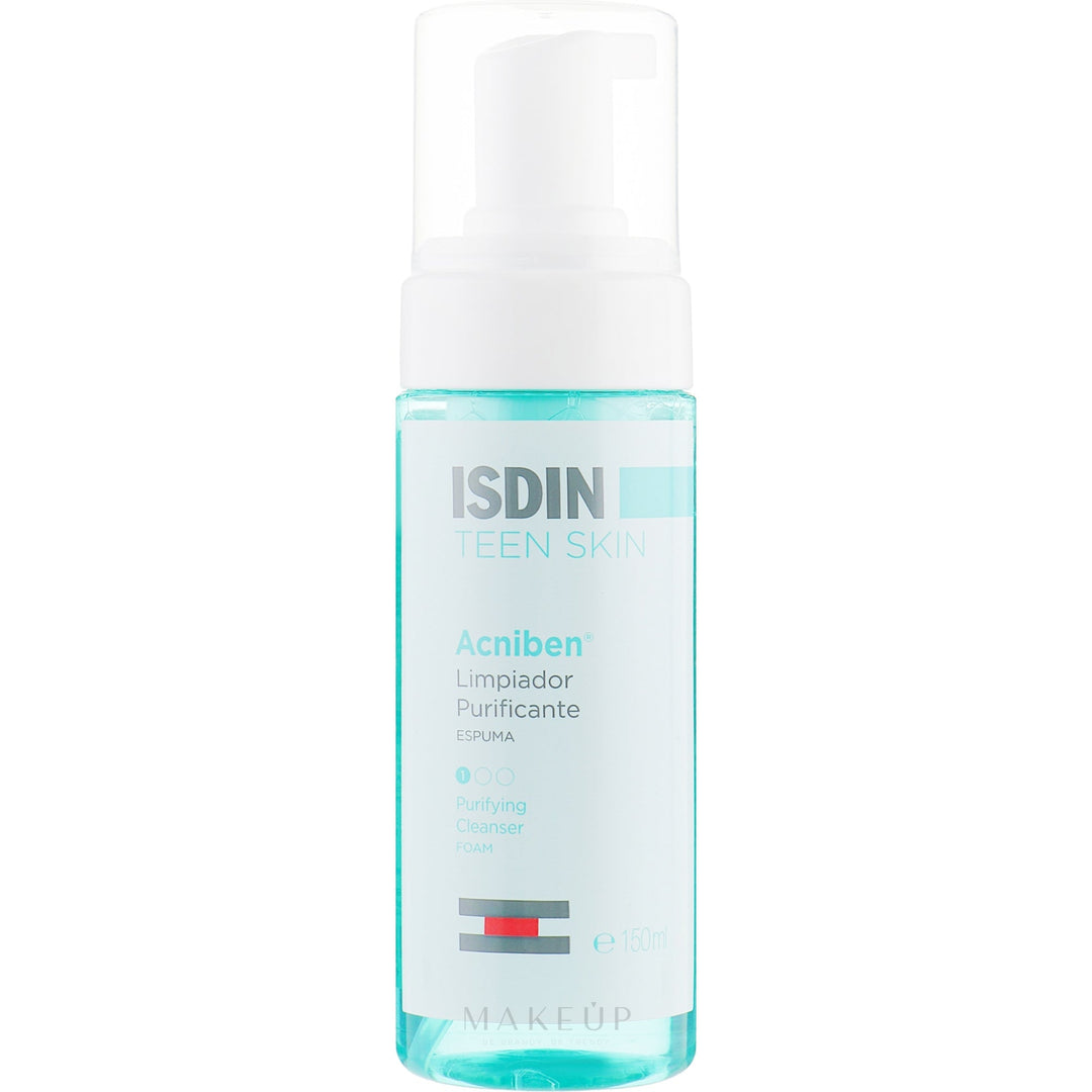 ISDIN Teen Skin Acniben 1 Purifying Cleanser 150ml for oily and acne-prone skin.
