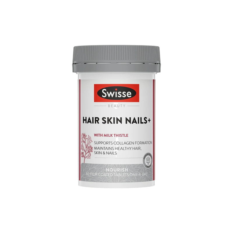 Swisse Hair Skin Nails+ W/ Milk Thistle Tab 60S