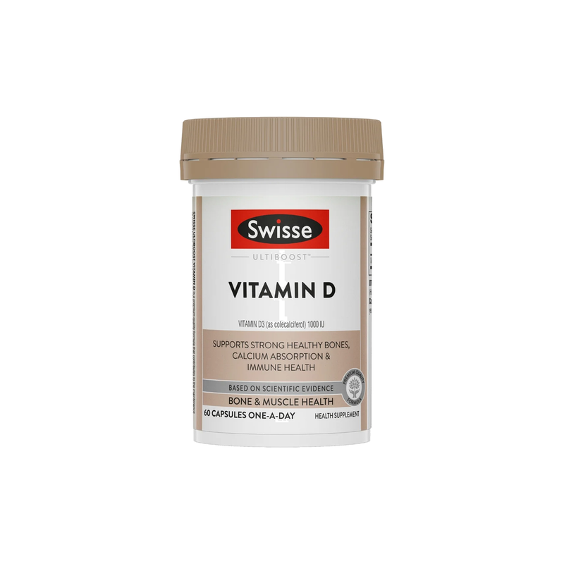 Swisse Vitamin D3 1000Iu Cap 60S