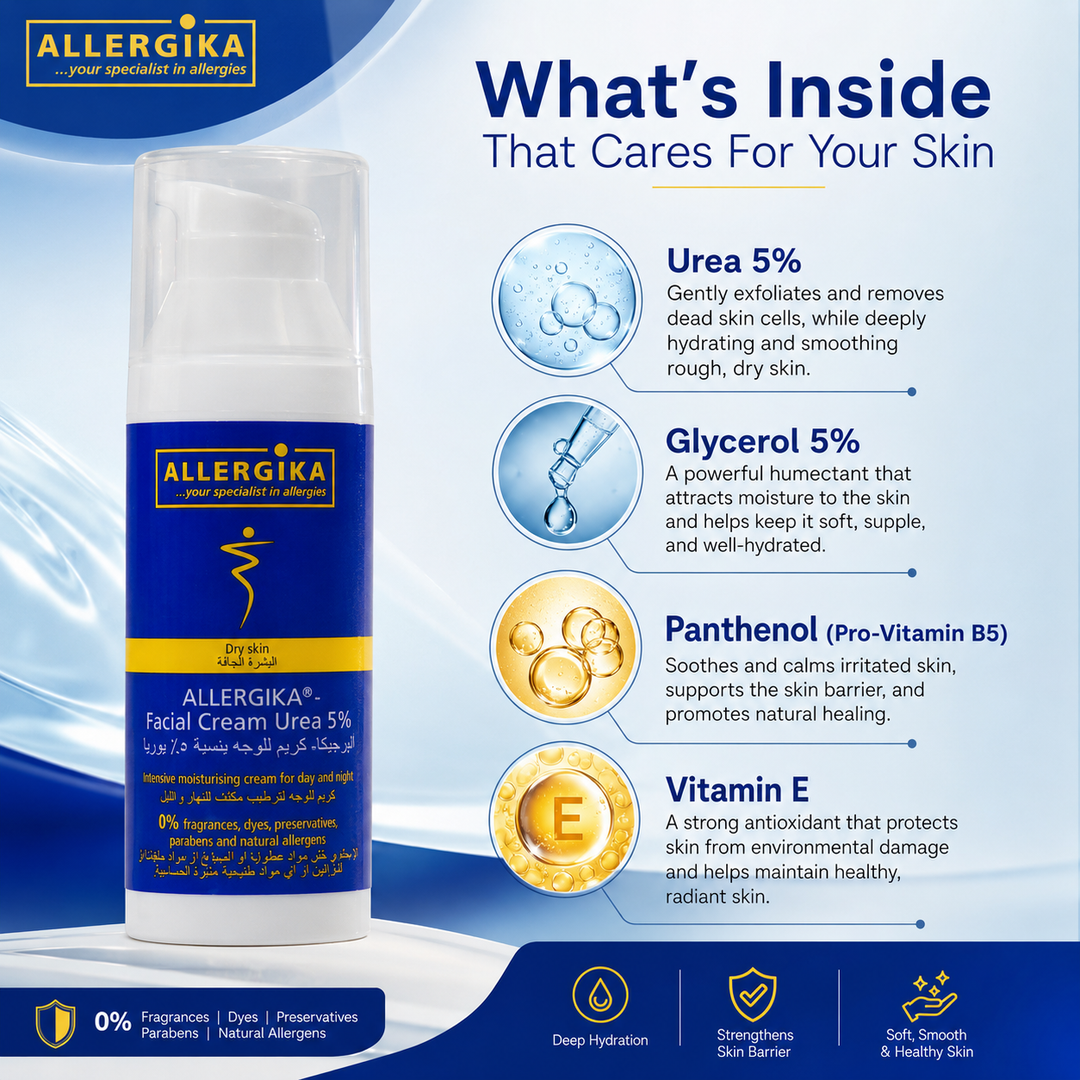 Allergika Facial Cream 5% Urea 50ml