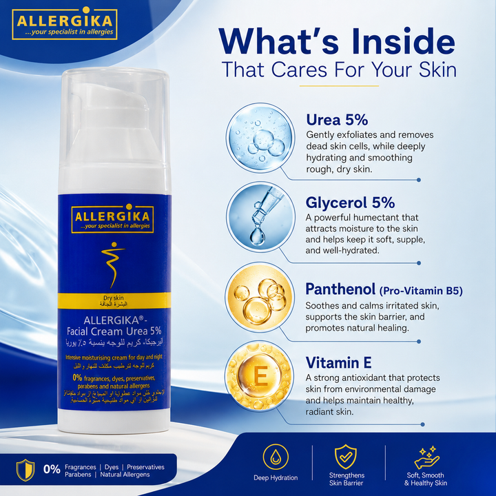 Allergika Facial Cream 5% Urea 50ml