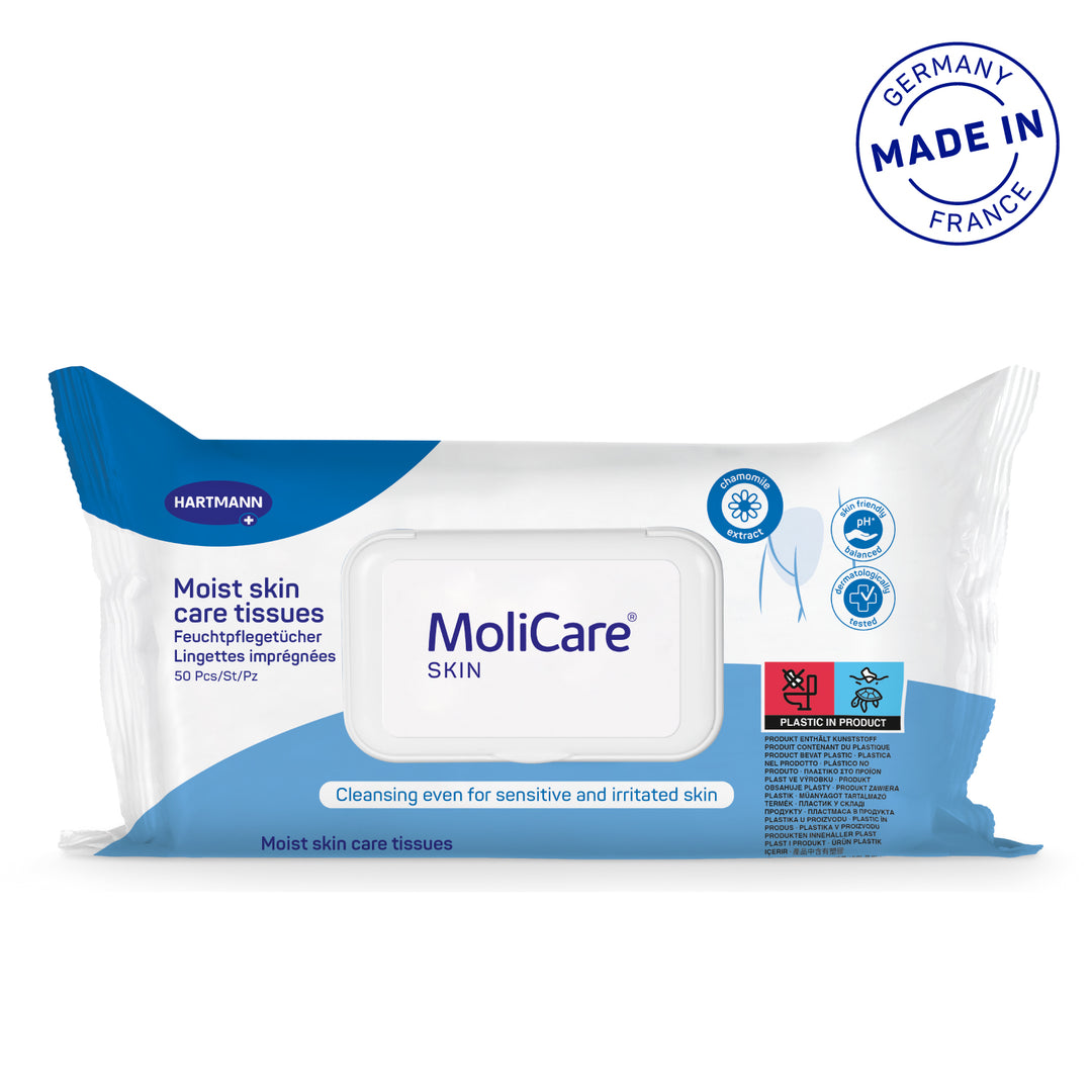 Molicare Skintegrity Moist Skin Care Tissues 50's