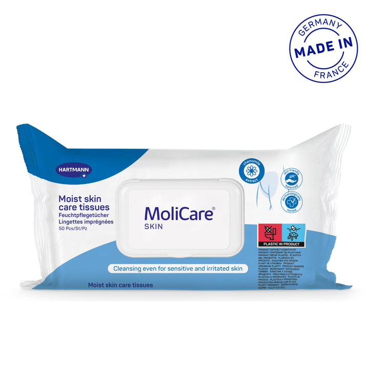 Molicare Skintegrity Moist Skin Care Tissues 50's