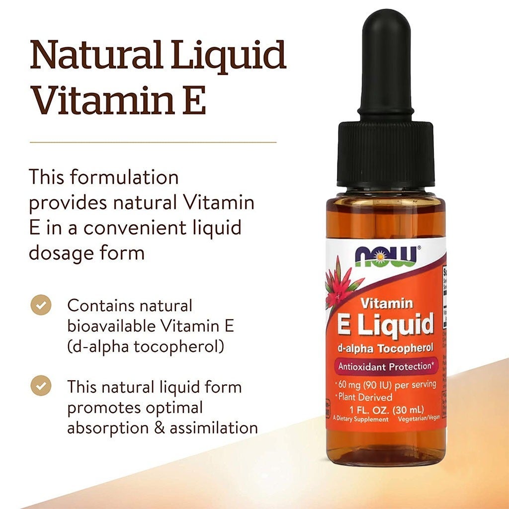 Now Vitamin E Liquid 30ml