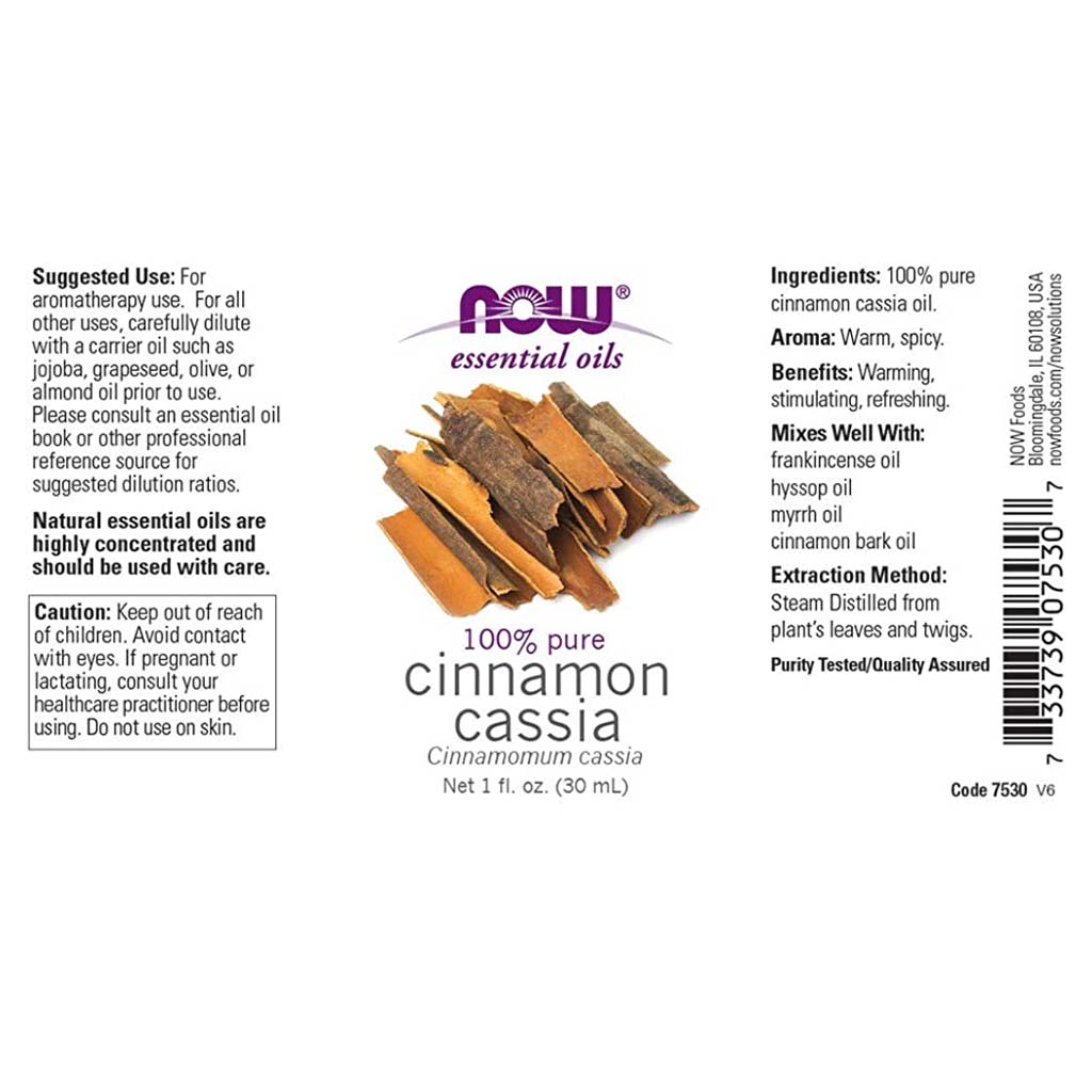 Now Cinnamon Cassia Oil 30ml