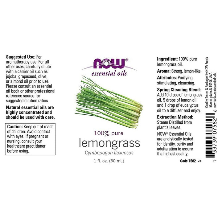 Now Lemongrass Oil 30ml