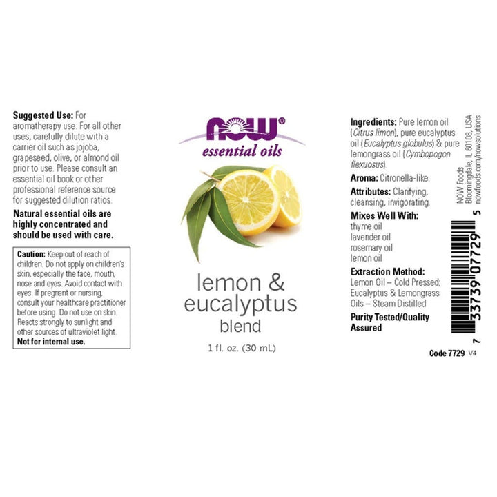 Now Lemon & Eucalyptus Oil Blend