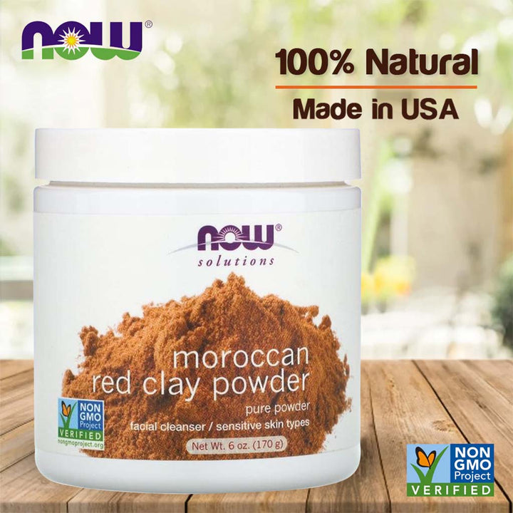 Now Moroccan Red Clay Powder